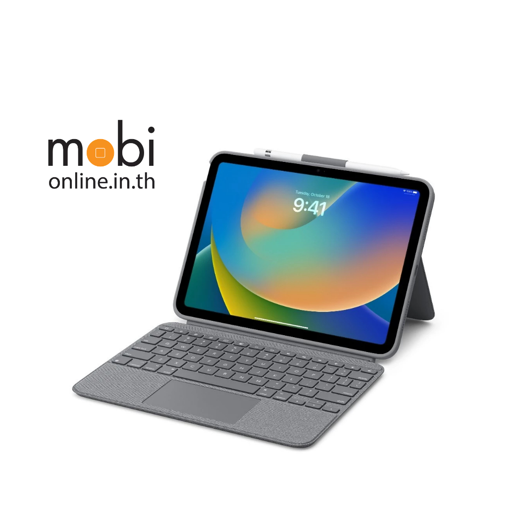 Logitech Combo Touch สำหรับ iPad Gen10 / iPad (ชิป A16)
