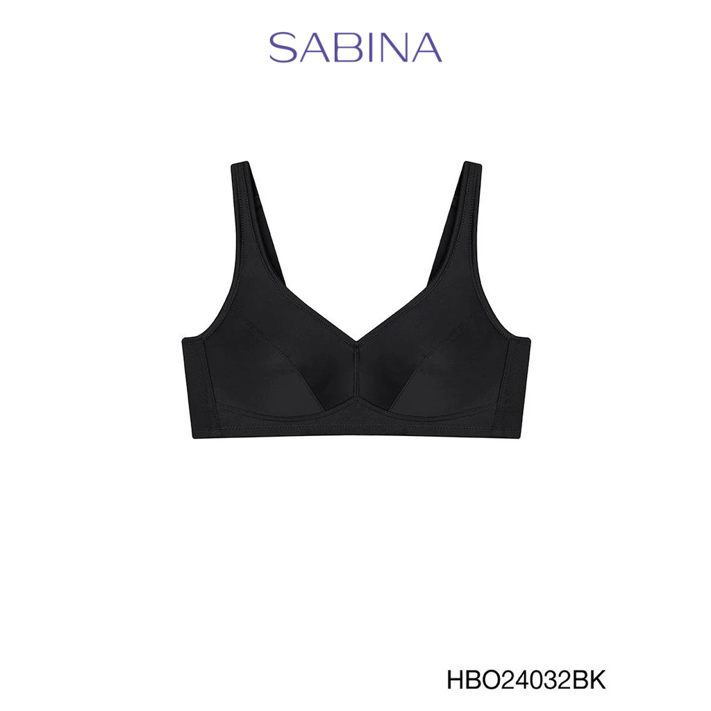 Sabina Habpy Adult Level 1 เสื้อชั้นใน  ไร้โครง รหัส HBO24032BK - สีดำ
