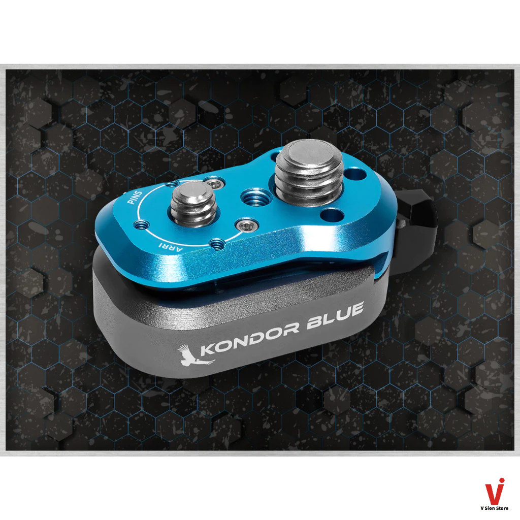 Kondor Blue MINI LOCK QUICK RELEASE PLATES PROFESSIONAL, Monitor Wireless quick release