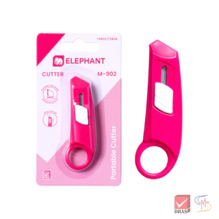 Elephant ตราช้าง คัตเตอร์ มินิคัตเตอร์ รุ่น M-902 คละสี จำนวน 1 อัน