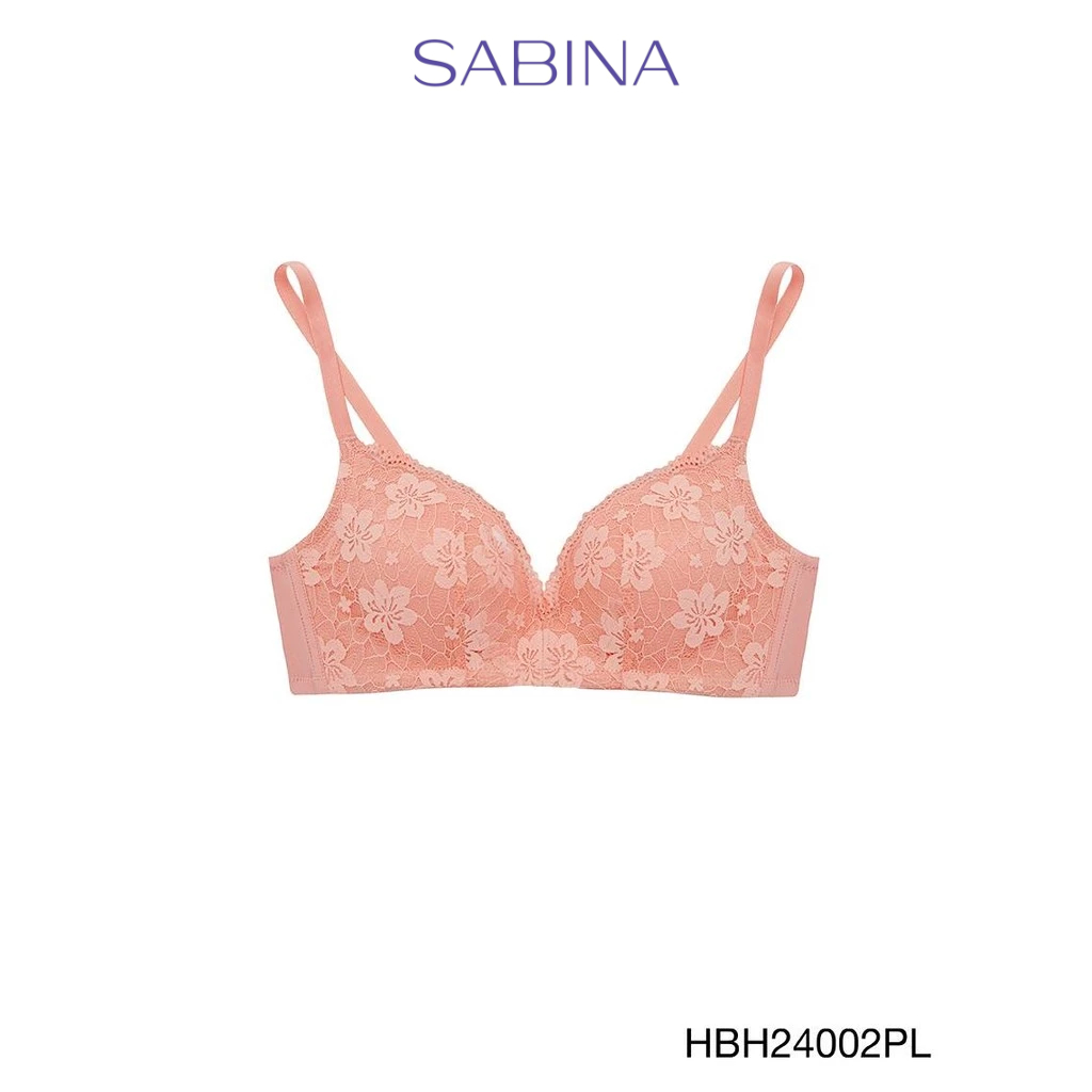 Sabina Habpy Soft Doomm Level 3 เสื้อชั้นใน  ไร้โครง รหัส HBH24002PL - สีชมพูอ่อน