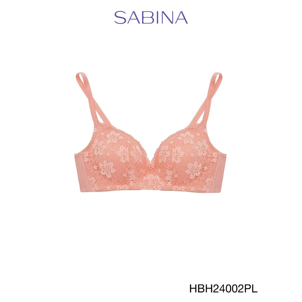 Sabina Habpy Soft Doomm Level 3 เสื้อชั้นใน ไร้โครง รหัส HBH24002PL - สีชมพูอ่อน