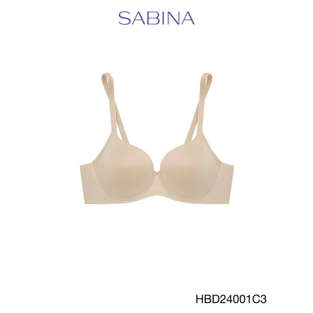 Sabina Habpy Perfect Bra Level 1 เสื้อชั้นใน  มีโครง รหัส HBD24001C3 - สีเนื้อเข้ม