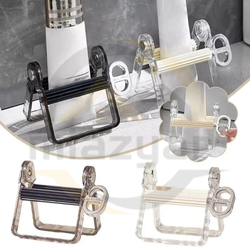 😍COD😍เครื่องบีบยาสีฟัน แบบลูกกลิ้ง อุปกรณ์ในห้องน้ํา ที่บีบยาสีฟัน สีย้อมผม เครื่องสําอาง