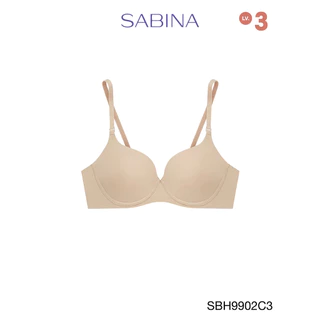 Sabina เสื้อชั้นใน มีโครง รุ่น Soft Doomm รหัส SBH9902C3 สีเนื้อเข้ม