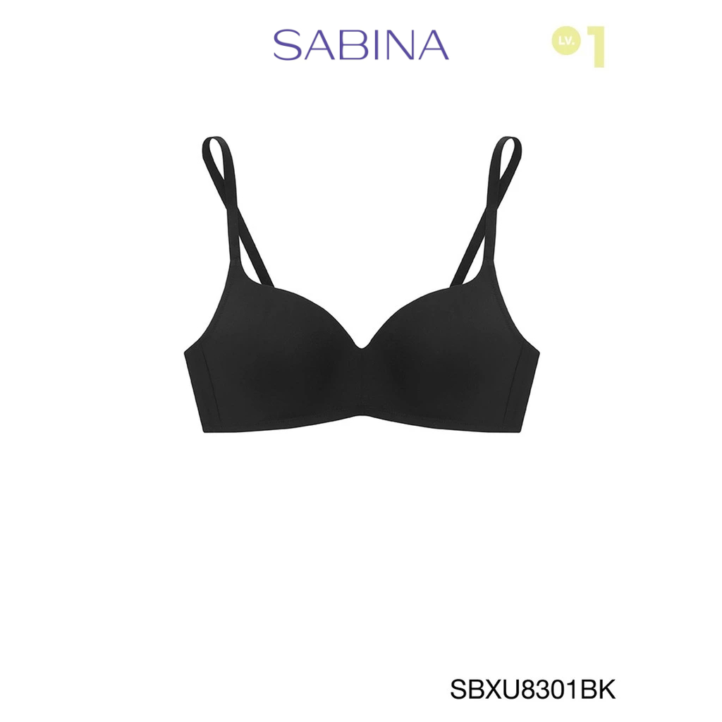 [Online Exclusive]  SABINA BRALESS | PRETTY PERFECT เสื้อชั้นในไม่มีโครง รหัส SBXU8301BK สีดำ