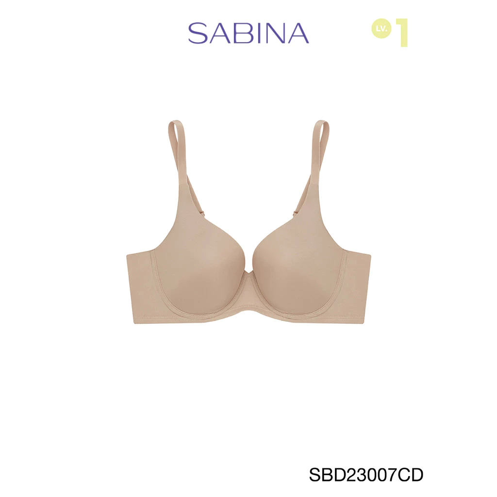 Sabina เสื้อชั้นใน มีโครง รุ่น Perfect Bra รหัส SBD23007CD สีเนื้อเข้ม
