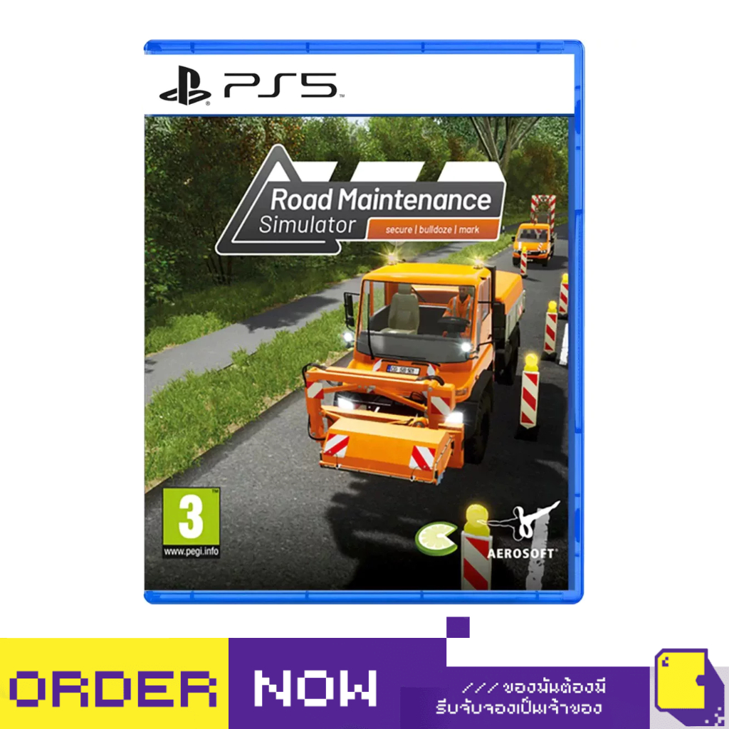 [+..••]  PS5 ROAD MAINTENANCE SIMULATOR (เกม PS5™ 🎮)