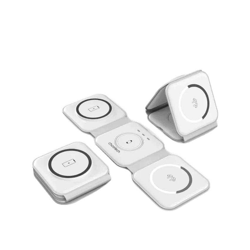 CHOETECH แท่นชาร์จไร้สาย Choetech แบบ 3 in 1 15 วัตต์ By Dotlife