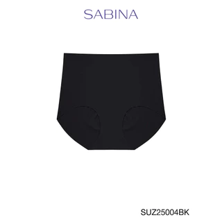 Sabina Panty Zone Seamless Series กางเกงในทรงเอวสูง รหัส SUZ25004BK - สีดำ