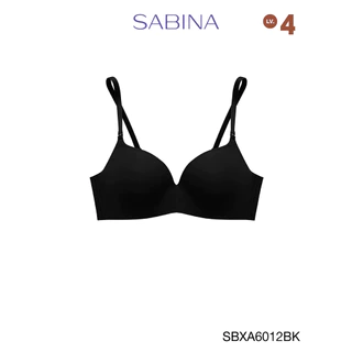 Sabina Doomm Doomm Level 4 เสื้อชั้นใน ไร้ตะเข็บ ไร้โครง รหัส SBXA6012BK - สีดำ