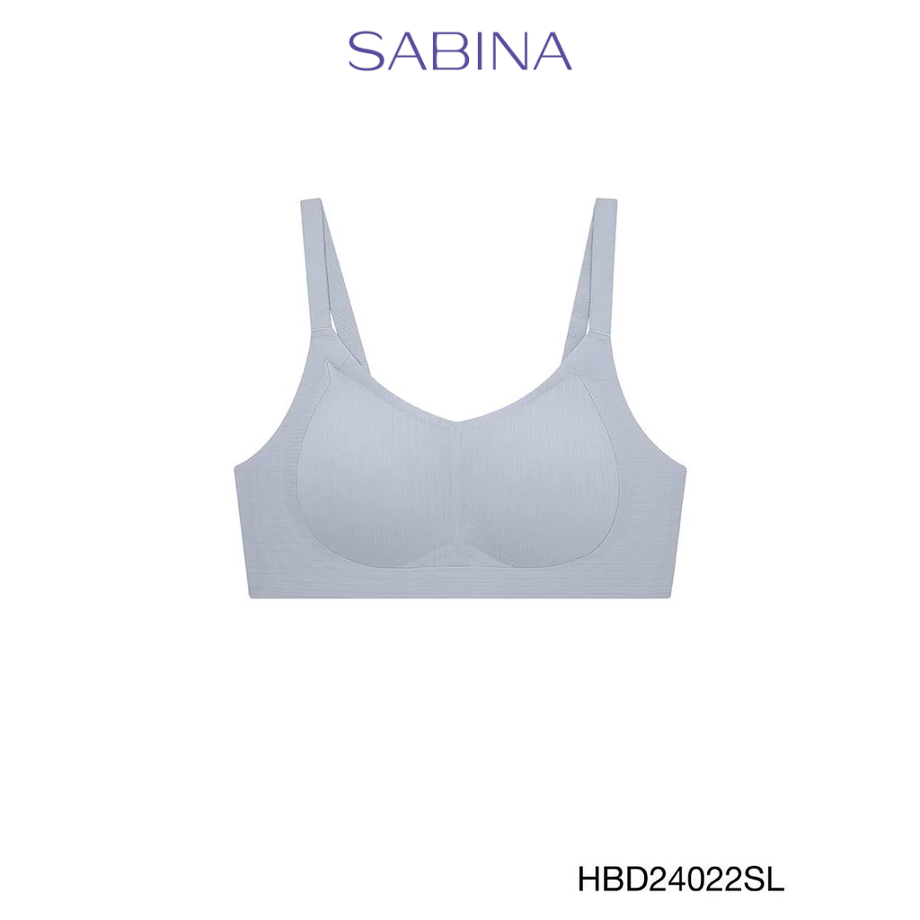 Sabina Habpy Perfect Bra Level 1 เสื้อชั้นใน ไร้ตะเข็บ ไร้โครง รหัส HBD24022SL – สีเทาอ่อน
