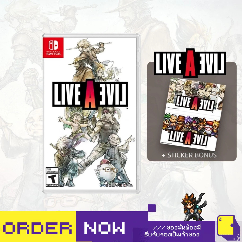 [+..••] พร้อมส่ง ผ่อน 0% | NSW LIVE A LIVE (ENGLISH) (เกม Nintendo Switch™ 🎮) | By ClaSsIC GaME