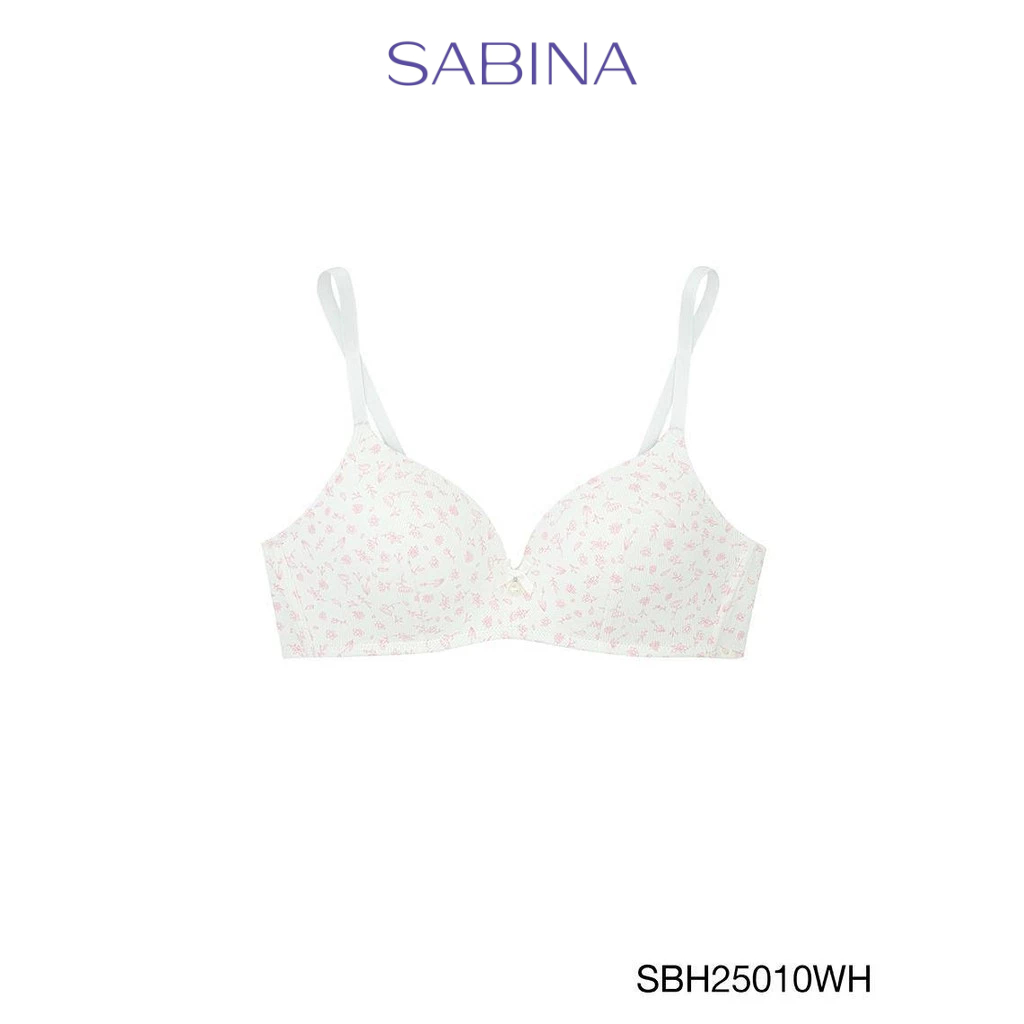 Sabina Soft Doomm Level 3 เสื้อชั้นใน  ไร้โครง รหัส SBH25010WH - สีขาว