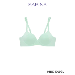 Sabina Habpy Pretty Perfect Level 1 เสื้อชั้นใน มีโครง รหัส HBU24006GL - สีเขียวอ่อน