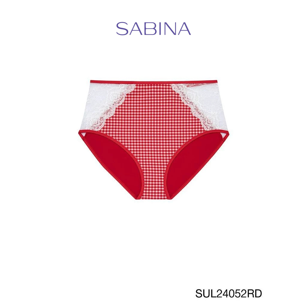 Sabina x Aprilpoolday กางเกงว่ายน้ำ Clara รหัส SUL24052RD - สีแดงเข้ม