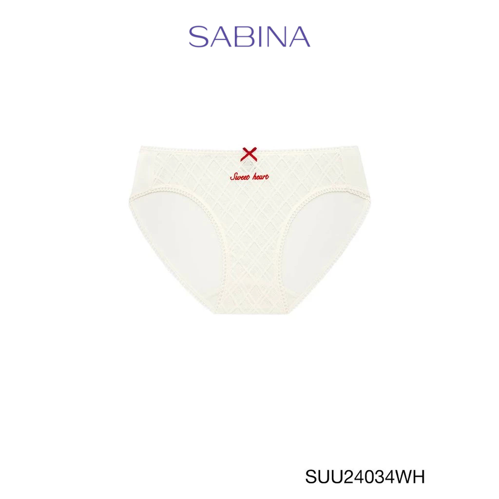 Sabina Pretty Perfect บิกินี่บรา/กางเกงในทรงบิกินี่ รหัส SUU24034WH สีขาว