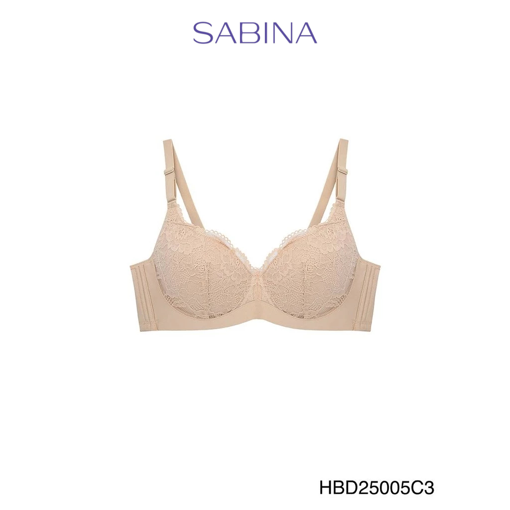 Sabina Habpy Perfect Bra Level 1 เสื้อชั้นใน  มีโครง รหัส HBD25005C3 - สีเนื้อเข้ม
