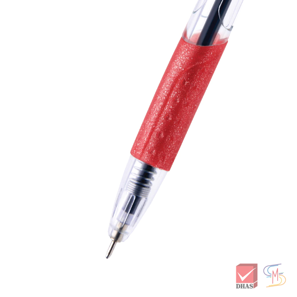 Quantum ปากกา ปากกาลูกลื่น เจลลูลอยด์ 007 Maxx 0.7 แดง รูปที่ 4