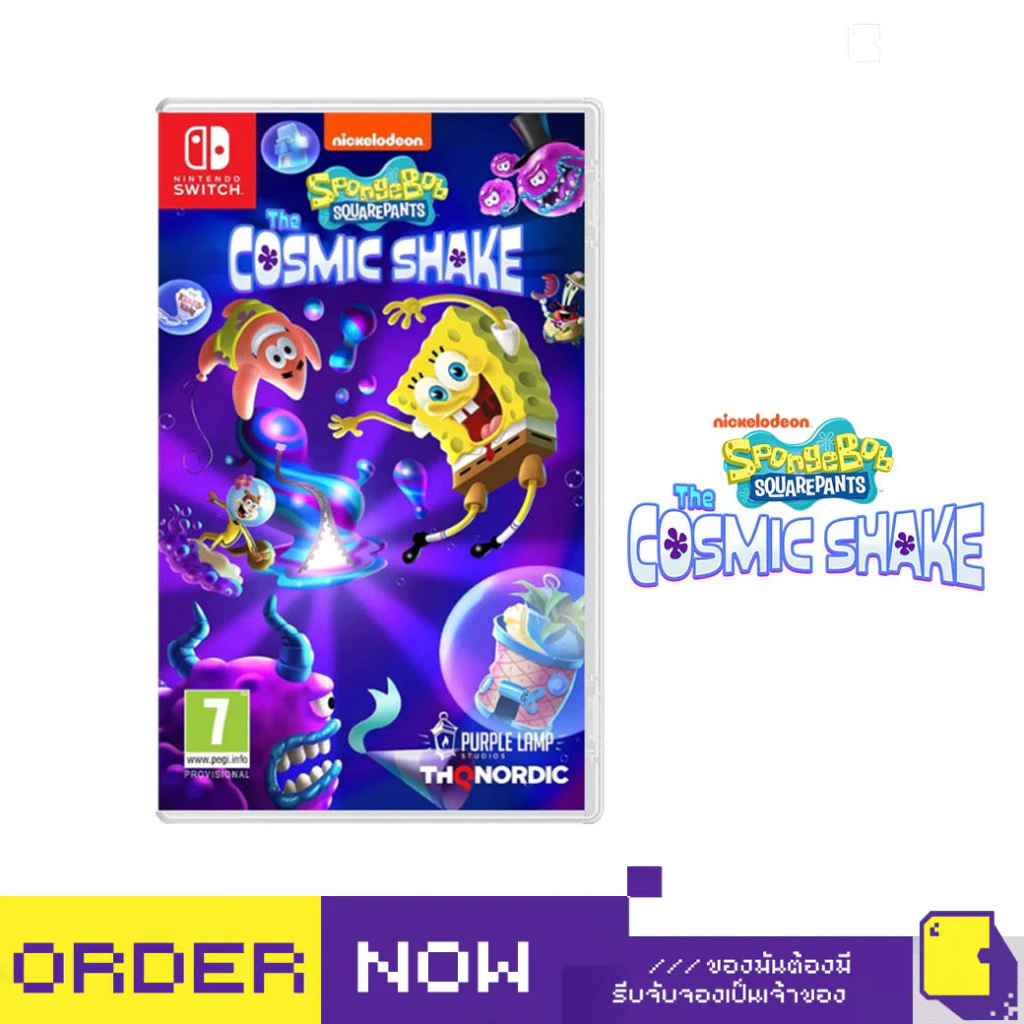 [+..••] พร้อมส่ง | NSW SPONGEBOB SQUAREPANTS: THE COSMIC SHAKE (เกม Nintendo Switch™ 🎮) | By ClaSsIC