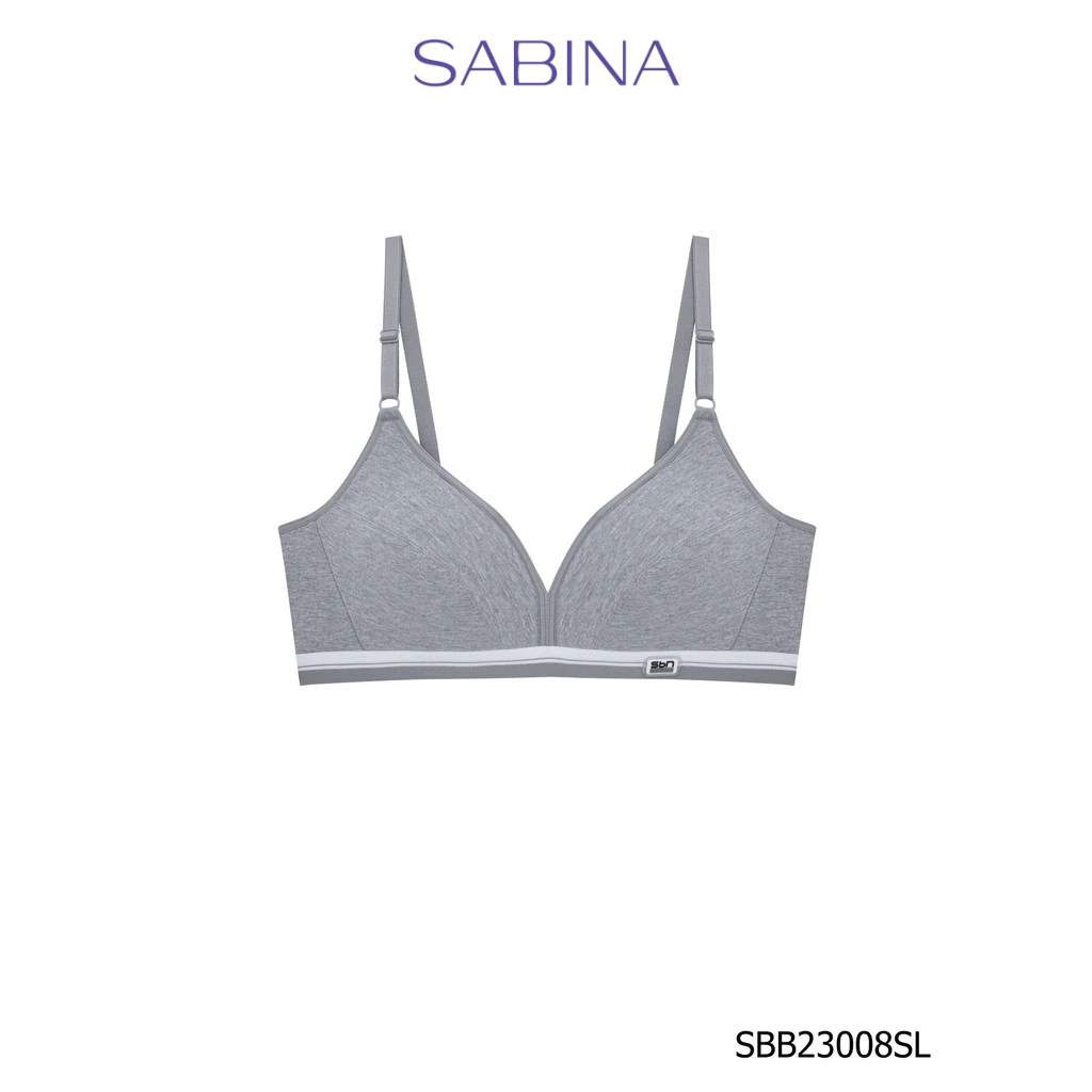 Sabina Sbn Sport Level 1 เสื้อชั้นใน  ไร้โครง รหัส SBB23008SL – สีเทาอ่อน