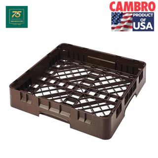 CAMBRO แร็คพลาสติก แร็คเก็บจาน แร็คเก็บช้อนส้อม ไม่มีช่องแบ่ง ขนาด50x50ซม. CAM1-BR258
