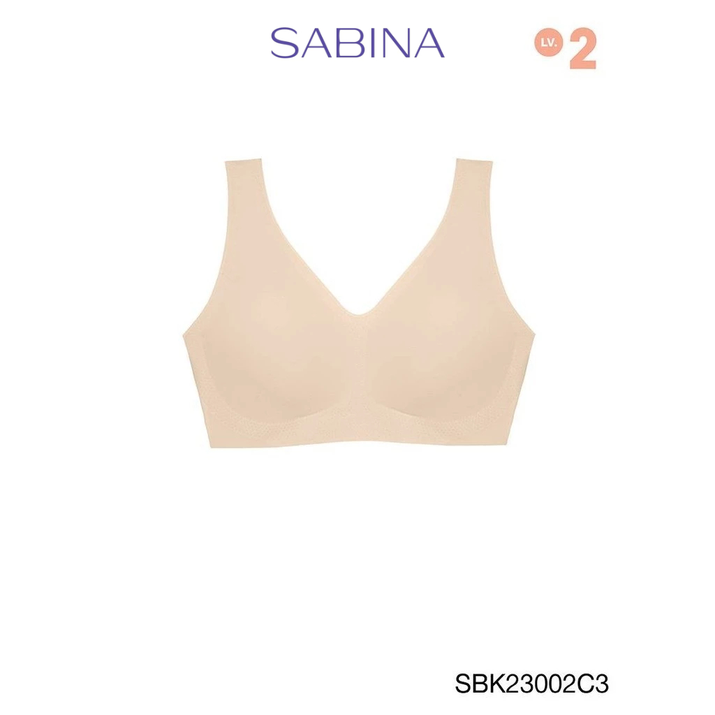 SABINA BRALESS | SOFT COLLECTION เสื้อชั้นในไม่มีโครง รหัส SBK23002C3 สีเนื้อเข้ม