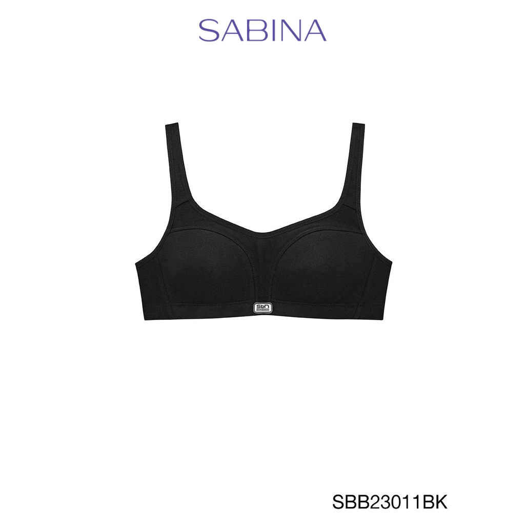 Sabina Sbn Sport Level 1 เสื้อชั้นใน ไร้โครง รหัส SBB23011BK - สีดำ