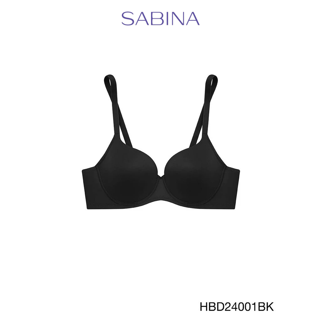 Sabina Habpy Perfect Bra Level 1 เสื้อชั้นใน  มีโครง รหัส HBD24001BK - สีดำ