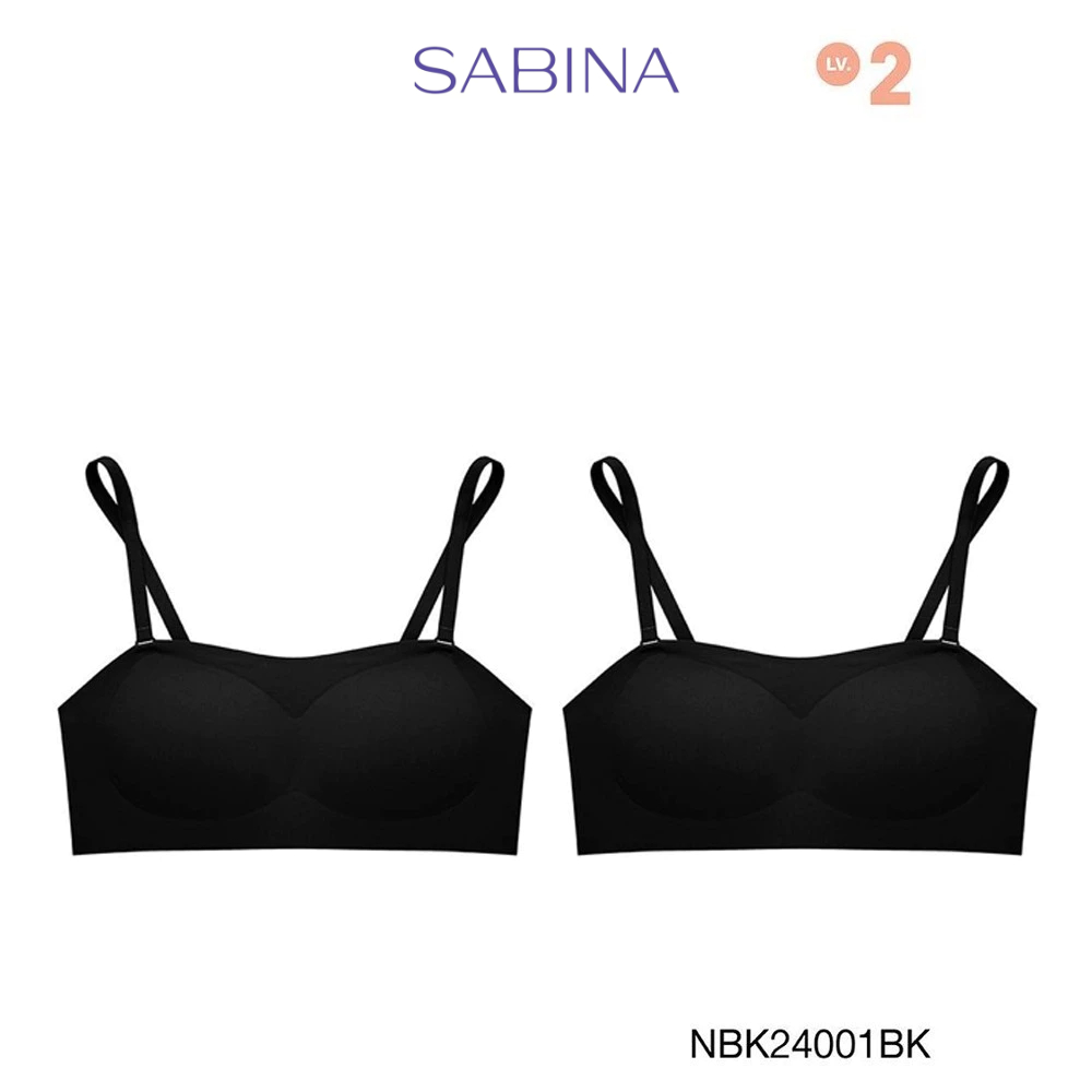 [Online Exclusive]Sabina เสื้อชั้นใน (Set 2 ชิ้น)Soft Collection Level 2 ไร้ตะเข็บ ไร้โครง รหัส NBK2