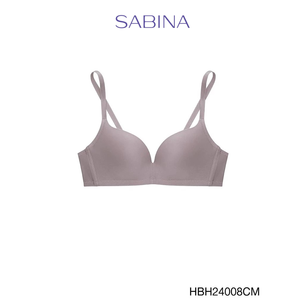 Sabina Habpy Soft Doomm Level 3 เสื้อชั้นใน  ไร้โครง รหัส HBH24008CM - สีช็อคโกแลต