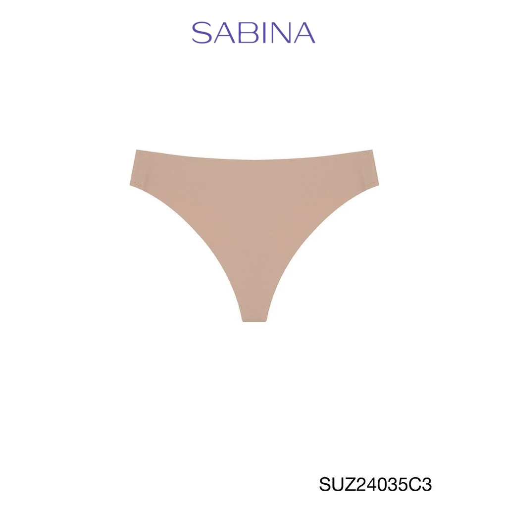 Sabina Panty Zone Seamless Series กางเกงในทรงตอง รหัส SUZ24035C3 - สีเนื้อเข้ม
