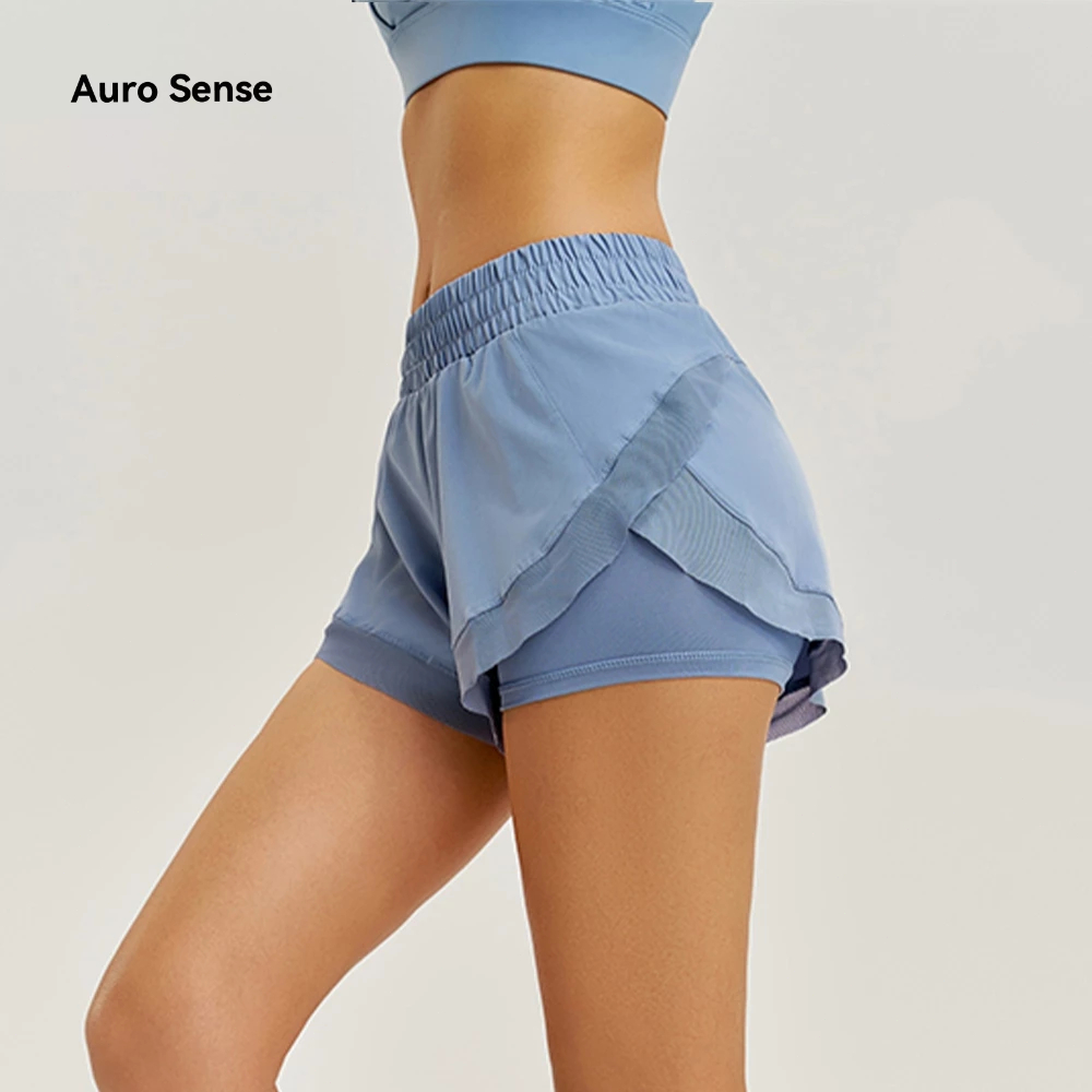 Auro Sense กางเกงขาสั้น ออกกำลังกาย แบบหลวม เหมาะสำหรับ การออกกำลังกาย และวิ่ง