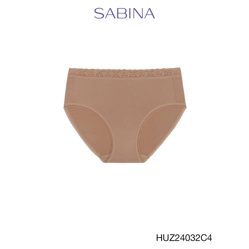 Sabina Habpy Panty  กางเกงในทรงเอวสูงปานกลาง รหัส HUZ24032C4 - สีเนื้อแทน