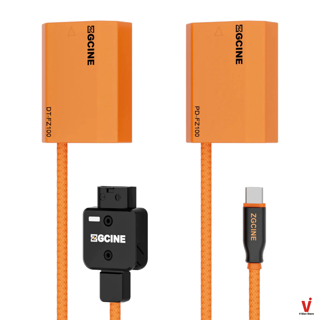 พร้อมส่ง ZGCINE FZ100 for SONY Dummy Battery Cable (braided wire)