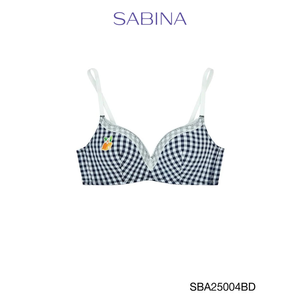 Sabina Doomm Doomm Level 4 เสื้อชั้นใน  ไร้โครง รหัส SBA25004BD - สีน้ำเงินเข้ม