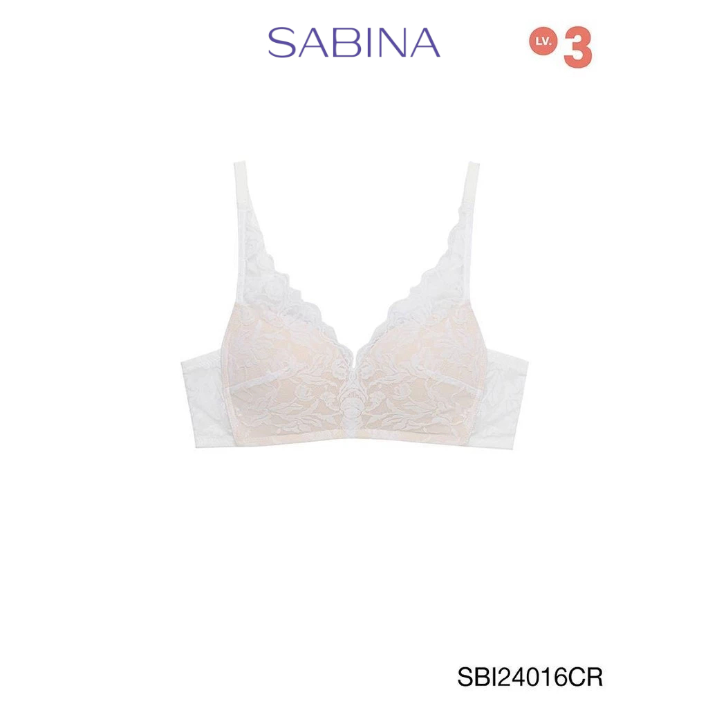 Sabina Modern V Level 3 เสื้อชั้นใน  ไร้โครง รหัส SBI24016CR - สีครีม