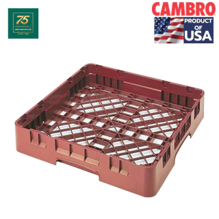 CAMBRO แร็คพลาสติก แร็คเก็บจาน แร็คเก็บช้อนส้อม ไม่มีช่องแบ่ง ขนาด50x50ซม. CAM1-BR258