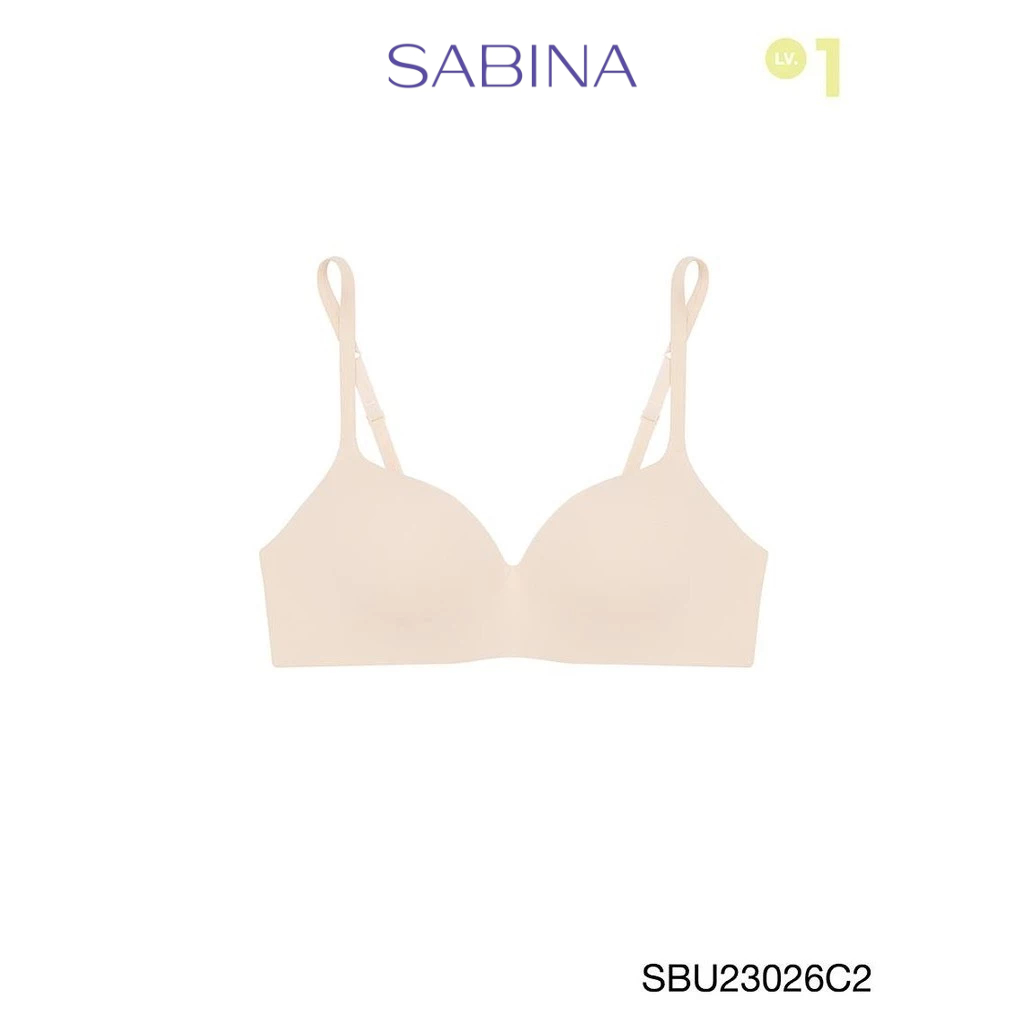 SABINA BRALESS | PRETTY PERFECT เสื้อชั้นในไม่มีโครง รหัส SBU23026C2 สีเนื้ออ่อน
