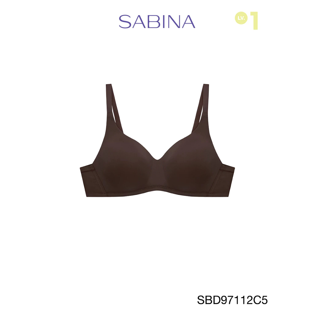 Sabina เสื้อชั้นใน Wireless (ไม่มีโครง) รุ่น Perfect Bra รหัส SBD97112C5 สีน้ำตาลโกโก้