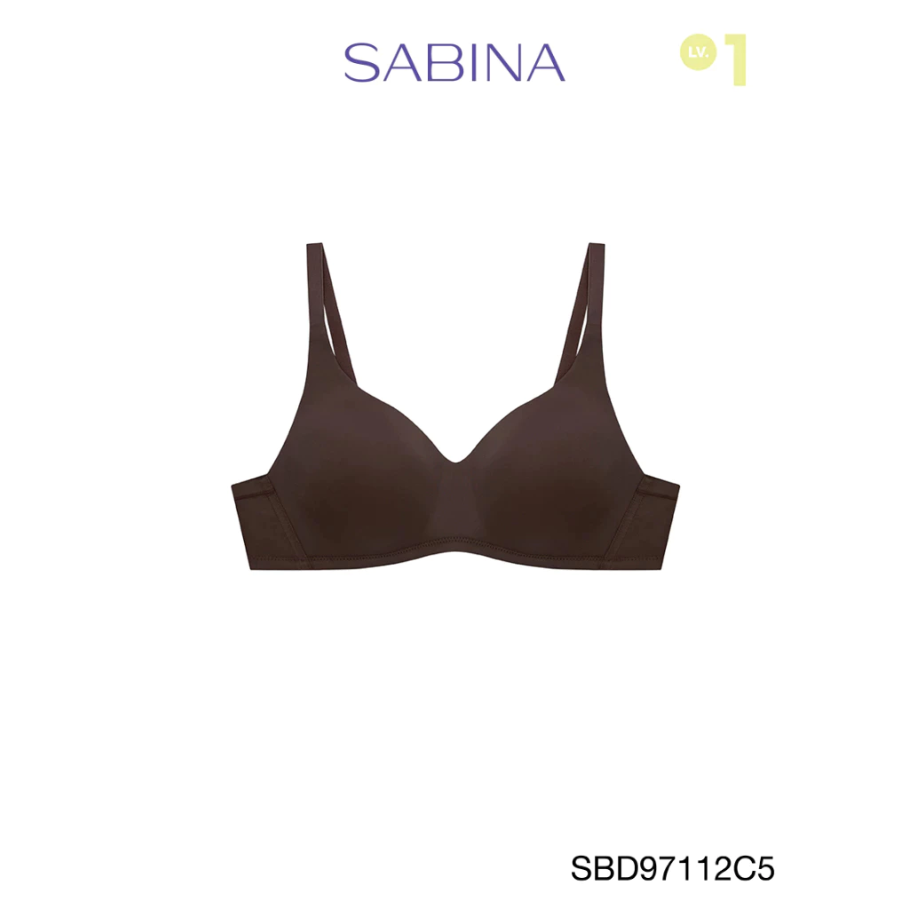 Sabina เสื้อชั้นใน Wireless (ไม่มีโครง) รุ่น Perfect Bra รหัส SBD97112C5 สีน้ำตาลโกโก้