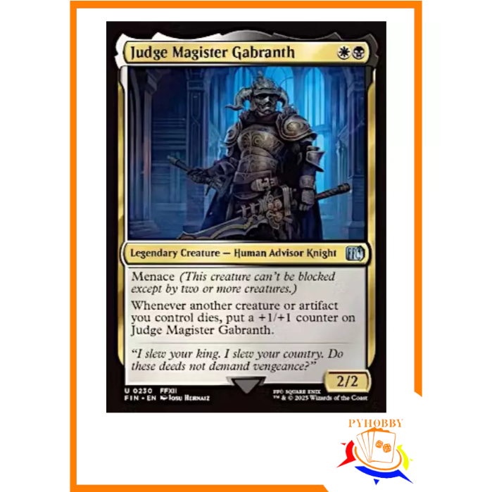 [MTG] Final Fantasy: Judge Magister Gabranth