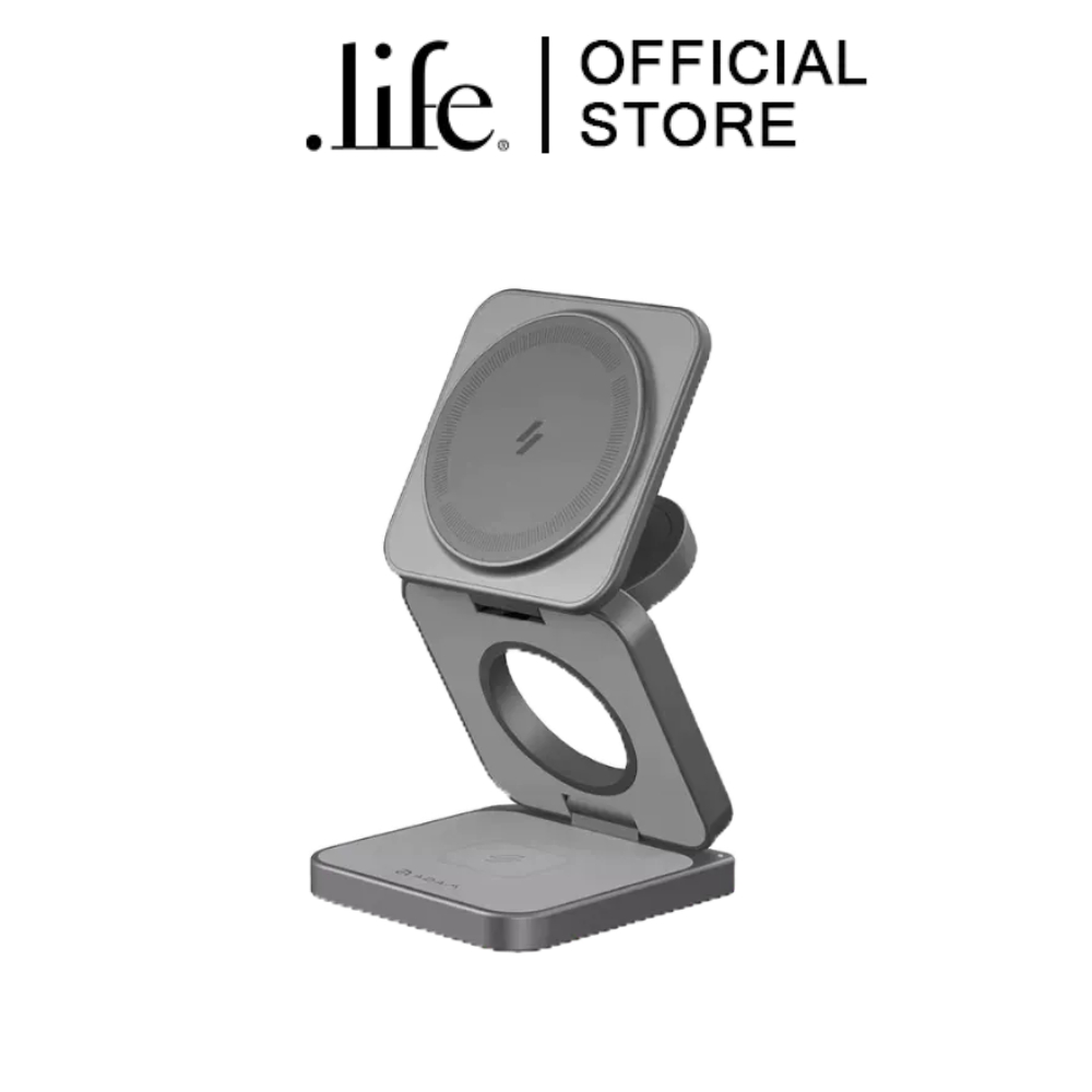 Adam Element Mag 3 Pro Qi2 3-in-1 Foldable Travel Charging Station By Dotlife