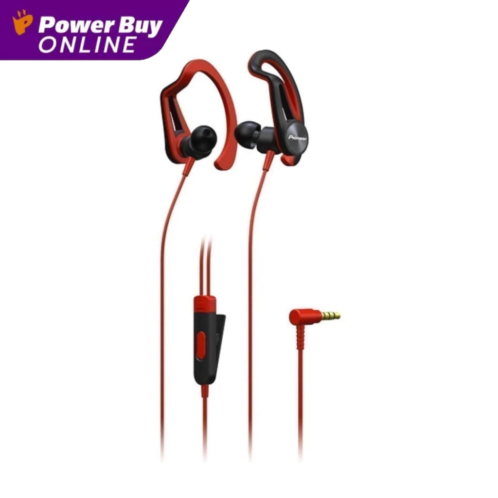 PIONEER หูฟัง (สีแดง) รุ่น SE-E5T (R)