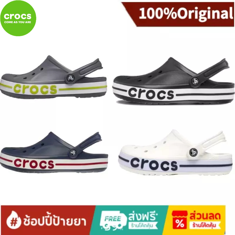 【 ของแท้ 100%】Crocs Bayaband Clog Sandals CROCS ของแท้ 100% BEJA Sports Sandals