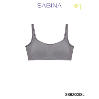 Sabina Sbn Sport Level 1 เสื้อชั้นใน  ไร้โครง รหัส SBB2009SL - สีเทาอ่อน