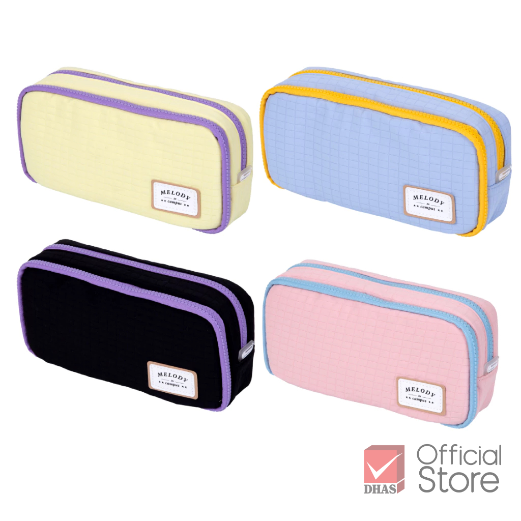 Master Art กระเป๋าดินสอ กระเป๋าผ้า Polyester No.2511 คละสี จำนวน 1 ชิ้น