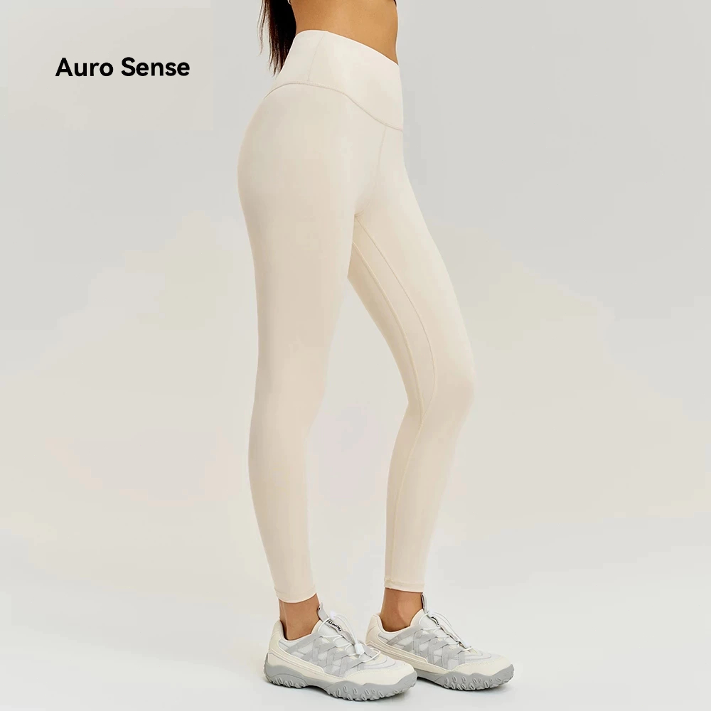 Auro Sense กางเกงโยคะ เอวสูง 10 โทน ยืดสูง แห้งเร็ว ดึงเอว ยกระดับสะโพก ผู้หญิง เหมาะโยคะ วิ่ง กิจกรรมกลางแจ้ง