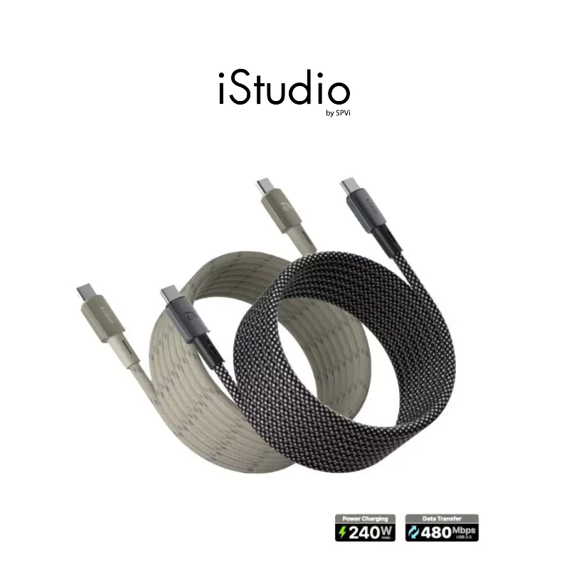 ADAM ELEMENTS สายชาร์จ Casa C to C Magnetic Cable 240W ความยาว 2 เมตร