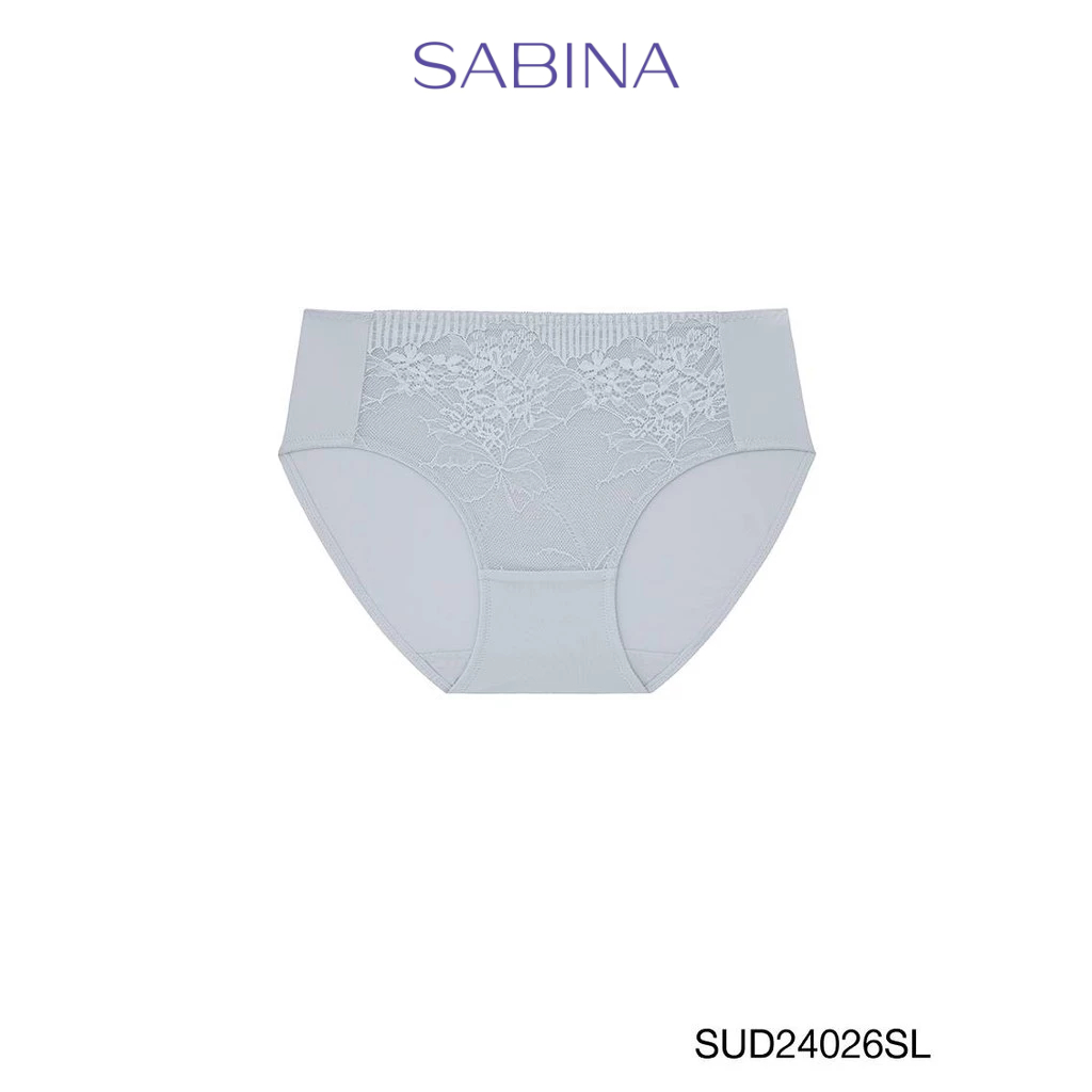Sabina Perfect Bra  กางเกงในทรงเอวสูงปานกลาง รหัส SUD24026SL - สีเทาอ่อน
